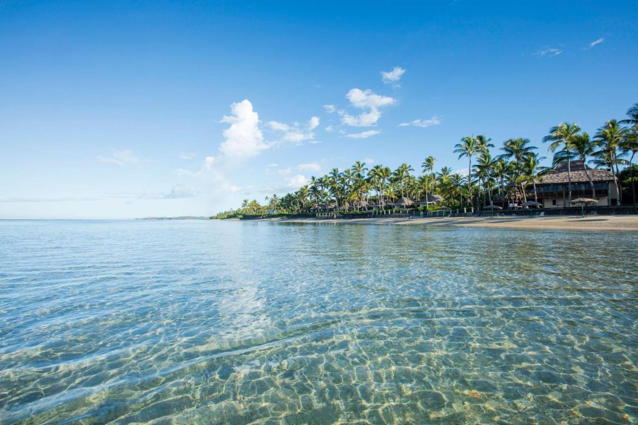 Outrigger Fiji Beach Resort Korotogo Exteriér fotografie View of the beach at the Sheraton Resort